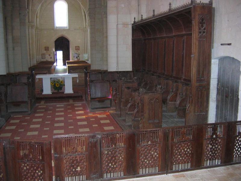 clôture de choeur (table de communion), vue partielle