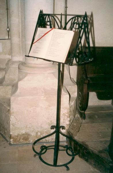 lutrin, vue générale - © Ministère de la Culture (France), Conservation des antiquités et des objets d'art du Loir-et-Cher, tous droits réservés 