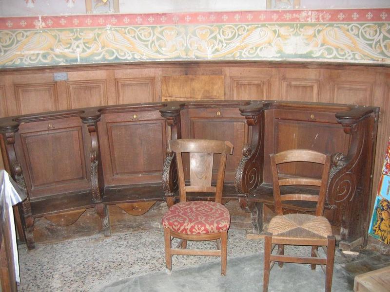 stalles, vue générale