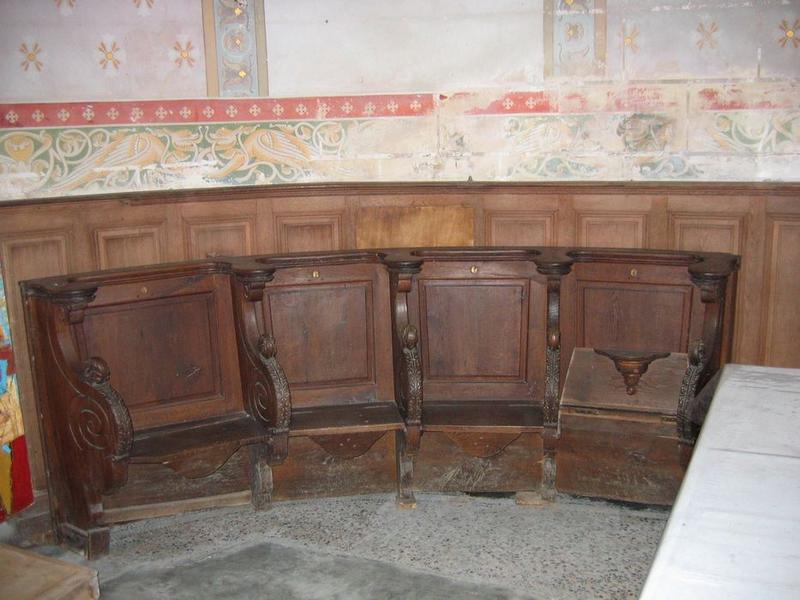 stalles, vue générale