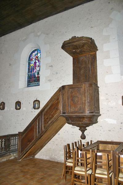 chaire à prêcher, vue générale - © Ministère de la Culture (France), Conservation des antiquités et des objets d'art du Loir-et-Cher, tous droits réservés 