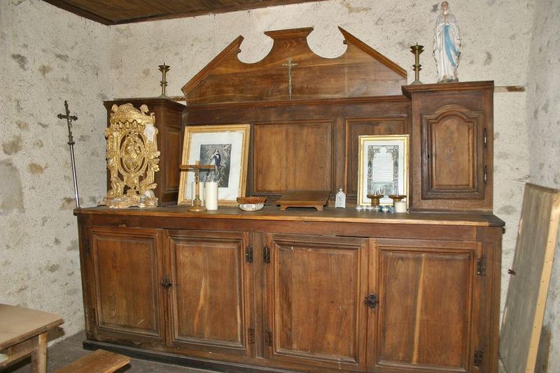 armoire de sacristie, vue générale - © Ministère de la Culture (France), Conservation des antiquités et des objets d'art du Loir-et-Cher, tous droits réservés 