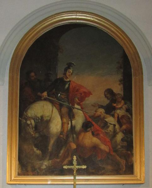 Tableau : Charité de saint Martin