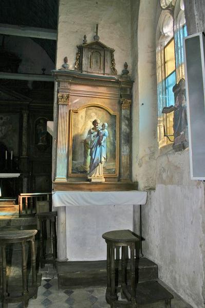 retable latéral sud, vue générale