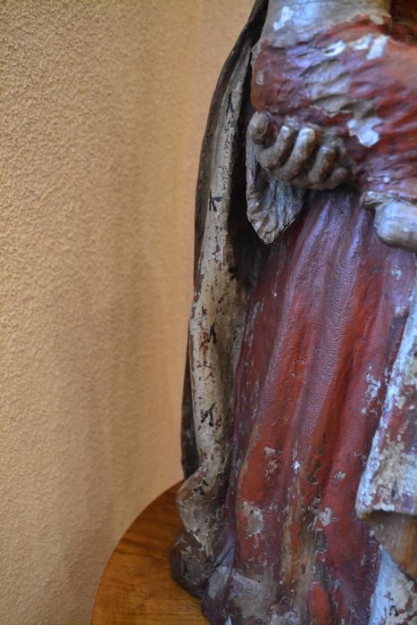 statue : Vierge à l'Enfant, détail