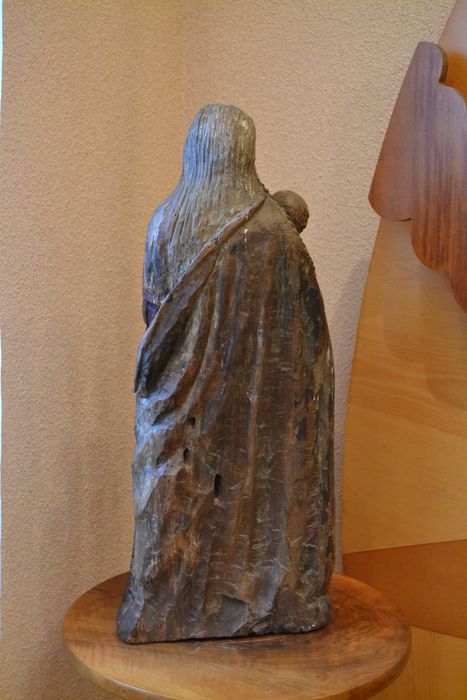 statue : Vierge à l'Enfant, revers