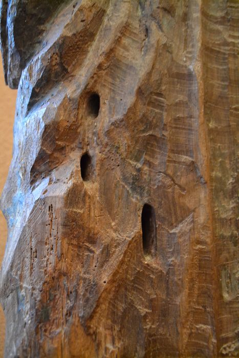 statue : Vierge à l'Enfant, détail