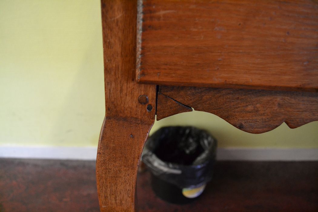 table, détail