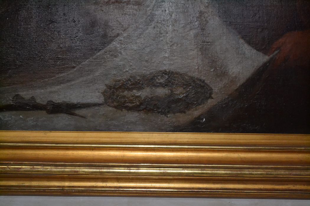 tableau : Descente de croix, détail