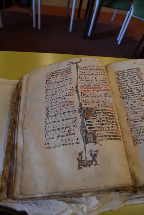 livre liturgique : bréviaire, détail