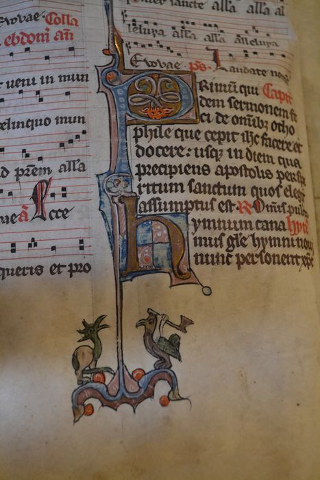 livre liturgique : bréviaire, détail