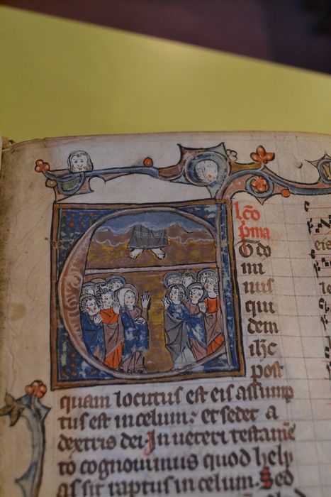 livre liturgique : bréviaire, détail