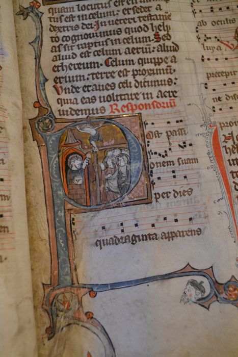 livre liturgique : bréviaire, détail
