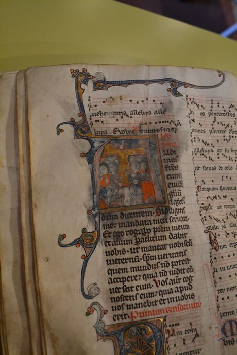 livre liturgique : bréviaire, détail