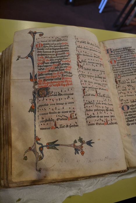 livre liturgique : bréviaire, détail