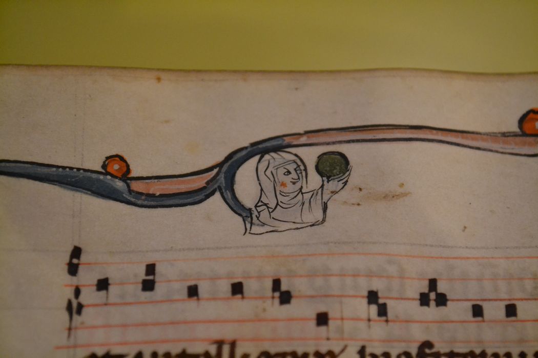 livre liturgique : bréviaire, détail