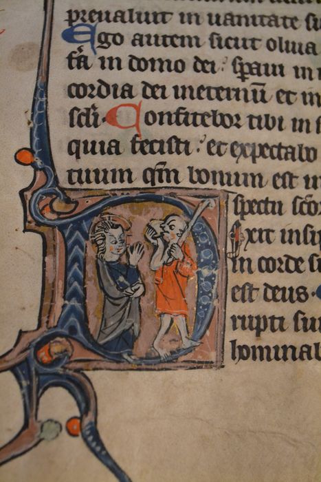 livre liturgique : bréviaire, détail