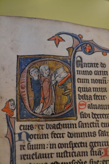 livre liturgique : bréviaire, détail