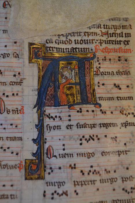 livre liturgique : bréviaire, détail