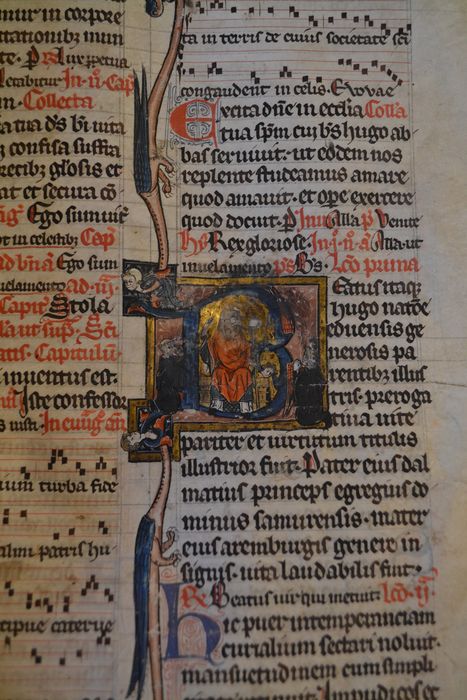 livre liturgique : bréviaire, détail