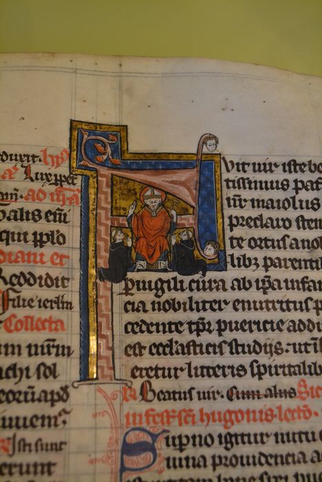 livre liturgique : bréviaire, détail