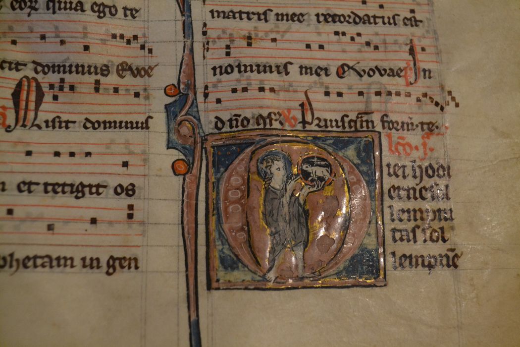 livre liturgique : bréviaire, détail