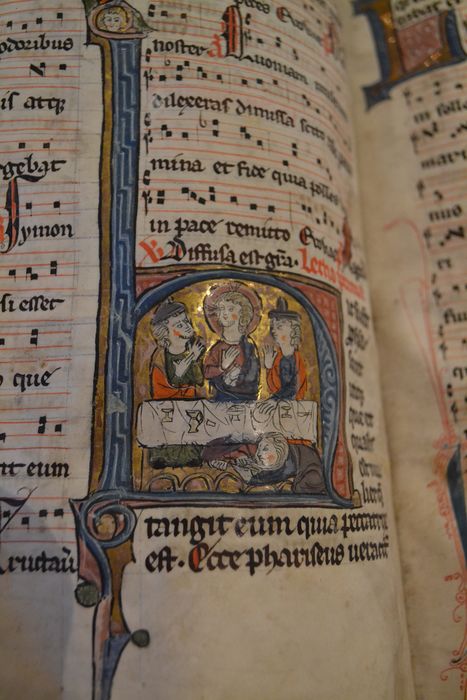livre liturgique : bréviaire, détail