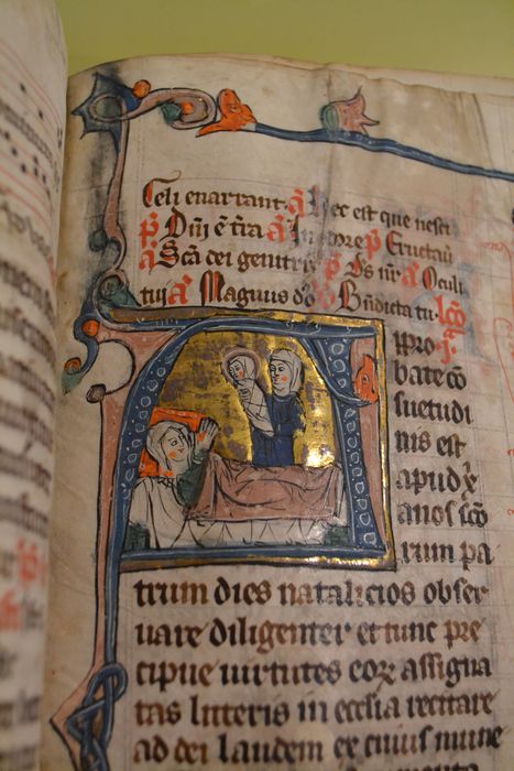 livre liturgique : bréviaire, détail