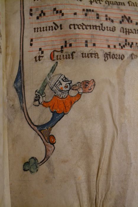 livre liturgique : bréviaire, détail