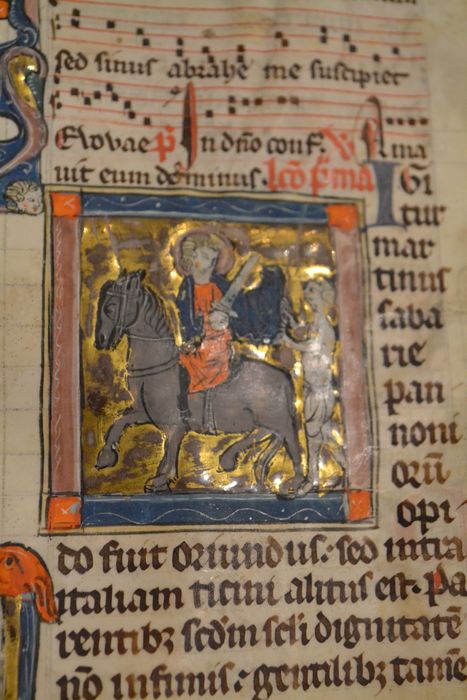 livre liturgique : bréviaire, détail