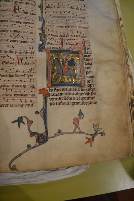livre liturgique : bréviaire, détail