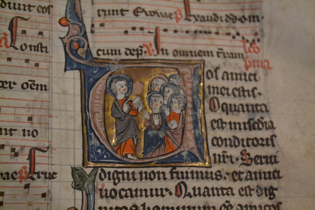 livre liturgique : bréviaire, détail