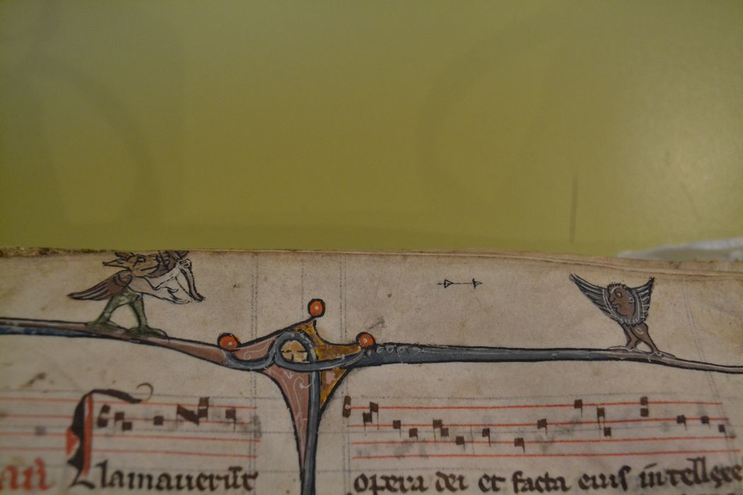 livre liturgique : bréviaire, détail