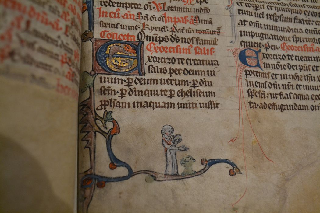 livre liturgique : bréviaire, détail