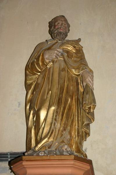 statue : saint Julien, vue générale - © Ministère de la Culture (France), Conservation des antiquités et objets d'art de Haute-Loire, tous droits réservés