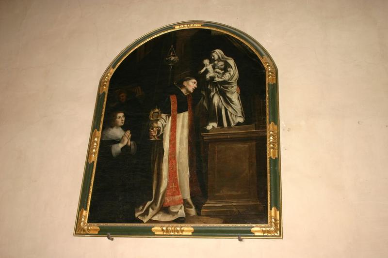 tableau : légende de saint Hyacinthe (la), vue générale - © Ministère de la Culture (France), Conservation des antiquités et des objets d’art de Haute-Loire, tous droits réservés