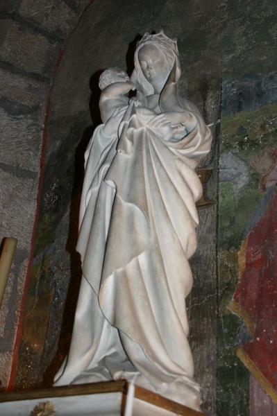 statue : Vierge à l'enfant dite Notre-Dame du portail, vue générale