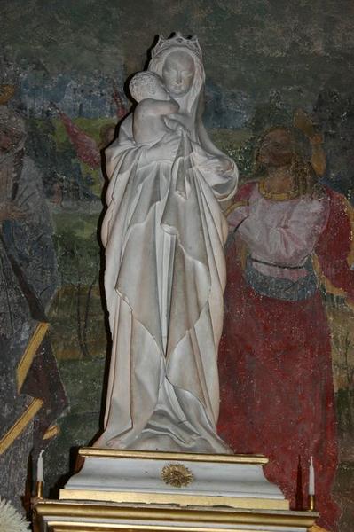 statue : Vierge à l'enfant dite Notre-Dame du portail, vue générale