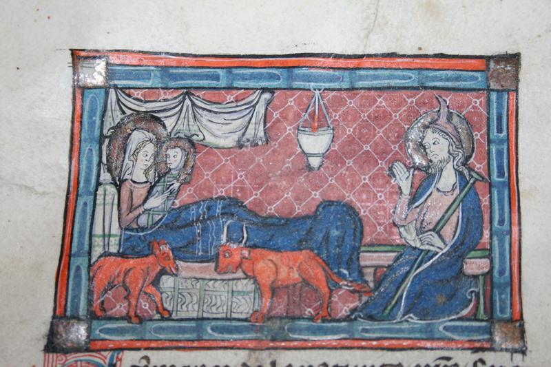 manuscrit : traduction de la Légende Dorée de Jacques de Voragine, détail