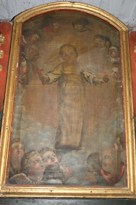 tableau (élément de retable) : Enfant Jésus