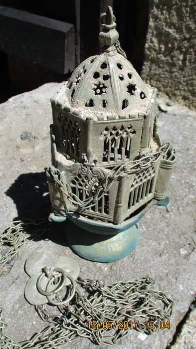 encensoir - © Ministère de la Culture (France), Conservation des antiquités et des objets d’art de Haute-Loire, tous droits réservés