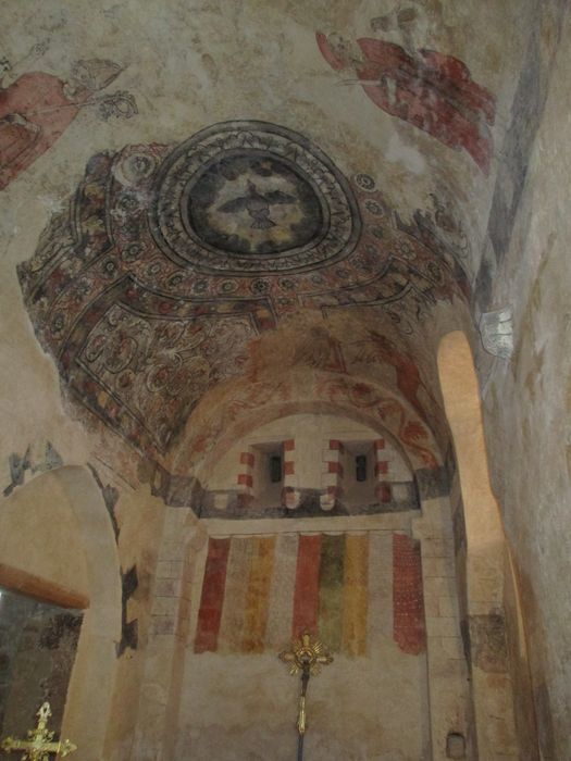 église de l'Exaltation-de-la-Sainte-Croix : Peinture monumentale, vue générale