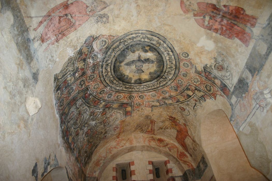 église de l'Exaltation-de-la-Sainte-Croix : Peinture monumentale, vue générale