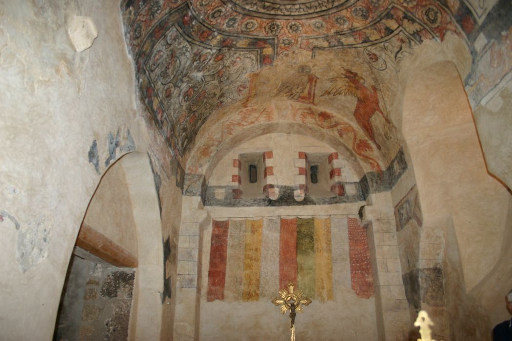 église de l'Exaltation-de-la-Sainte-Croix : Peinture monumentale, vue générale