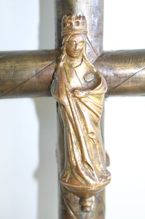 croix de procession, détail - © Ministère de la Culture (France), Conservation des antiquités et des objets d’art de Haute-Loire, tous droits réservés
