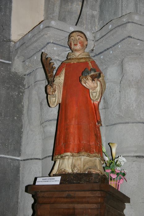 statue : Saint martyr avec palme (Saint Etienne ?)