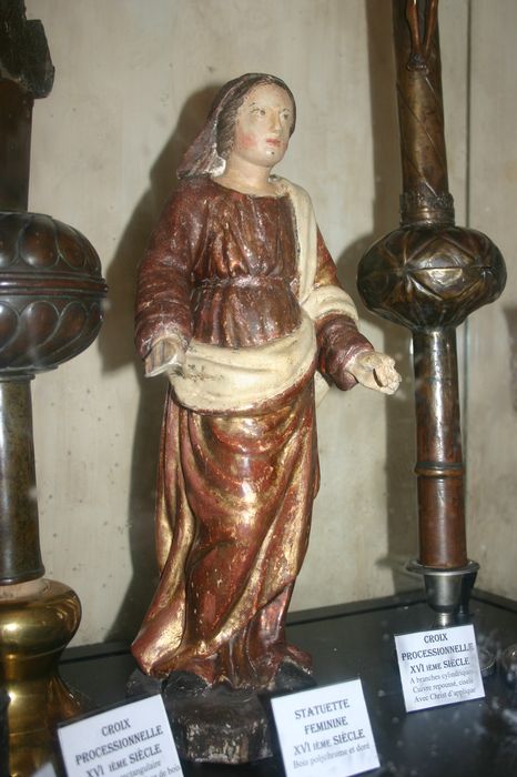 statue (statuette) : Sainte non identifiée