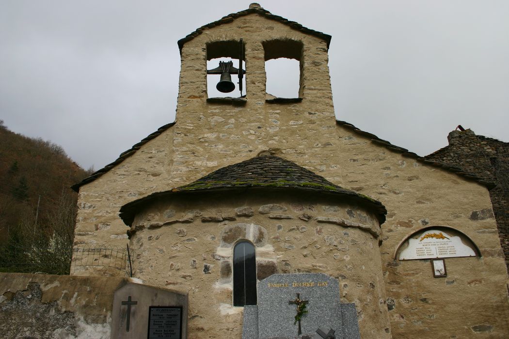 chevet, vue générale