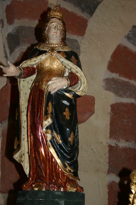 statue : sainte Radegonde.