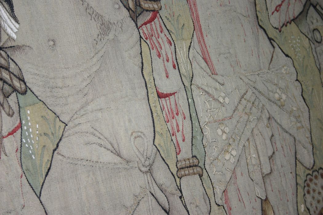 tapisserie : Crucifixion (la), détail